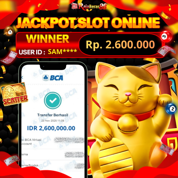 BUKTI JACKPOT SLOT LUCKY NEKO 23/11/2025