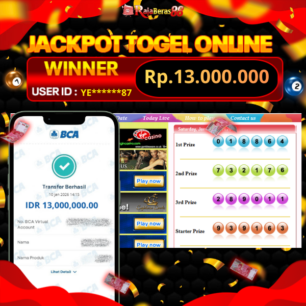 BUKTI JACKPOT TOGEL SYDNEY POOLS 10/1/2026