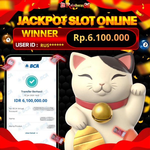 BUKTI JACKPOT SLOT  LUCKY NEKO 2/1/2026